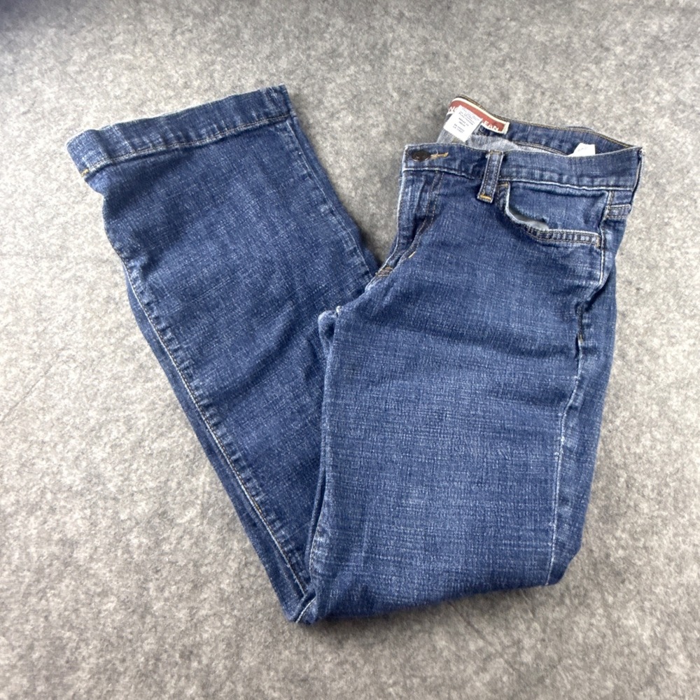 Gap Long and Lean Jeans Womens 4A Medium Wash Straight Leg Denim Blue